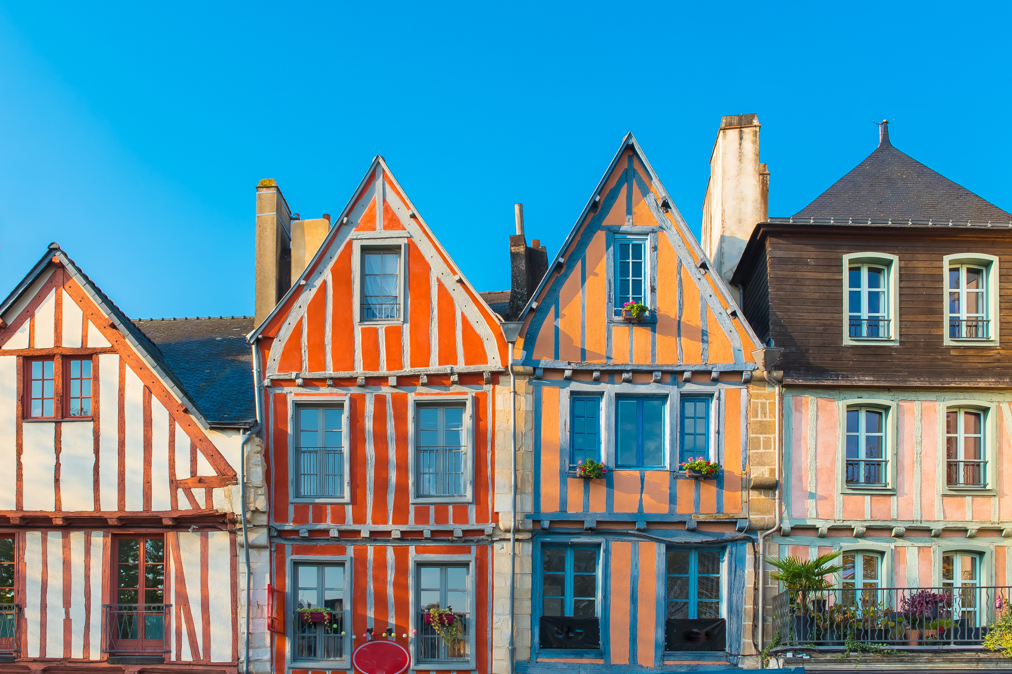Half-timbered houses